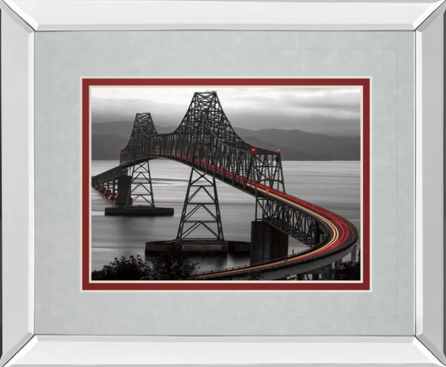 Classy Art Boomerang by Aaron Reed Mirror Framed Wall Art-0