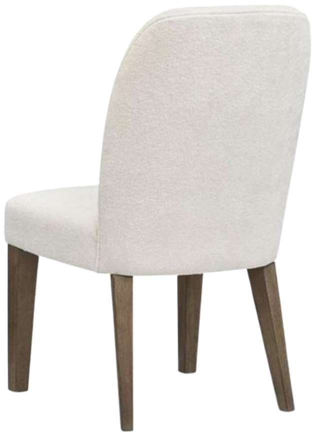 Magnussen Home® Westbourne Dark Umber/Milo Ivory Upholstered Dining Side Chair-4