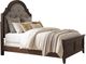 Liberty Furniture Paradise Valley 4-Piece Flax Tweed/Saddle Brown Queen Upholstered Panel Bedroom Set with Chest-1
