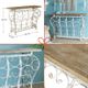 A & B Home New French 8-Piece White Home Decor Console Set-1