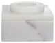 A & B Home White Marble Box-3