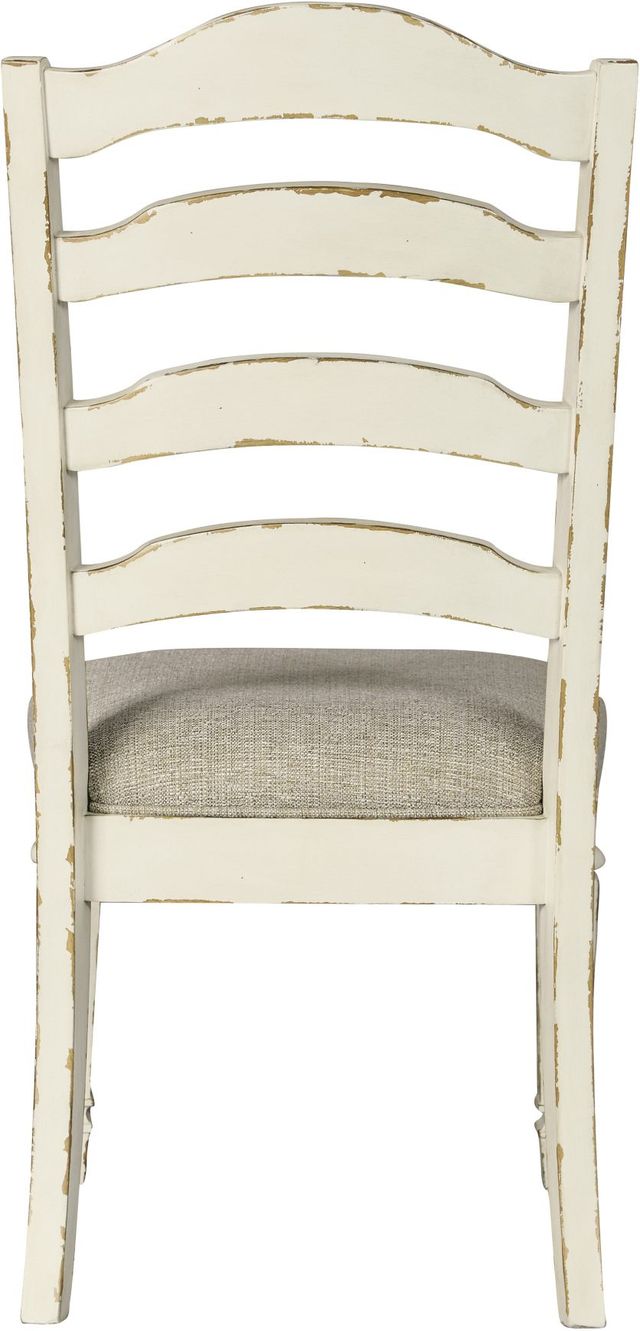 Signature Design by Ashley® Realyn Chipped White Dining Side Chair-2