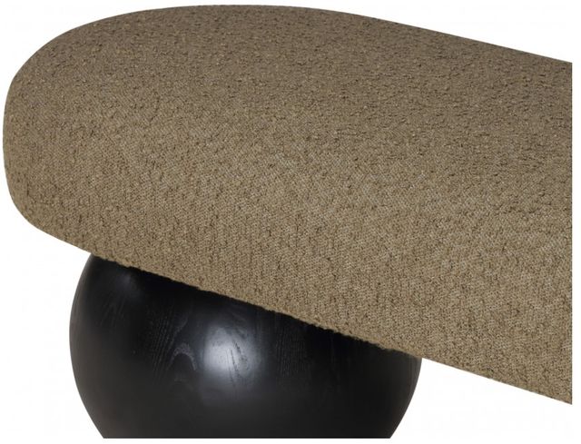 Meridian Furniture Bowie Olive/Black Bench-2