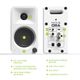 Kanto ORA 3" Matte White Powered Stereo Speakers-5