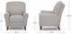 Franklin™ Customizable Lola Manual Pushback Recliner-2