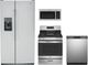 GE® 4 Piece Stainless Steel Gas Kitchen Package-0