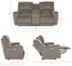 La-Z-Boy® Cassian Mocha Power Reclining Loveseat with Console and Headrest-2