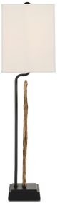Currey & Company Antigone Antique Brass/Off-White Table Lamp-3