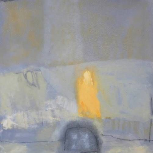 Stylecraft Brown/Gray/Light Blue/Yellow Wall Art-1
