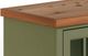 Legends Home Vineyard Fruitwood/Sage Green 74" Fireplace Console-5