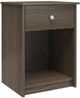 Ameriwood Home Ellwyn Brown Stanton Ash Nightstand with Drawer-1