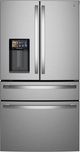 GE Profile™ ENERGY STAR® 36" 22.4 Cu. Ft. Fingerprint Resistant Stainless Steel Smart Counter Depth French Door Refrigerator with Kitchen Assistant™-0