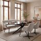 Primo International™ 7009 6-Piece Light Gray Dining Set-1