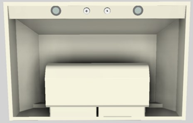 Vent-A-Hood® Designer Series 36" Biscuit Wall Mounted Range Hood-1