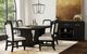 Elements International Ridgemont 7-Piece Black Grain/White Dining Set-1