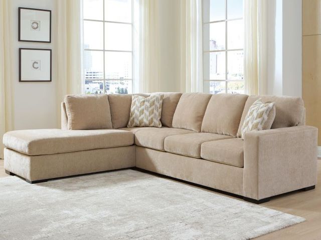 Signature Design by Ashley® MaKaylen 2-Piece Almond Right-Arm Facing Full Sleeper Sectional and Chaise-1
