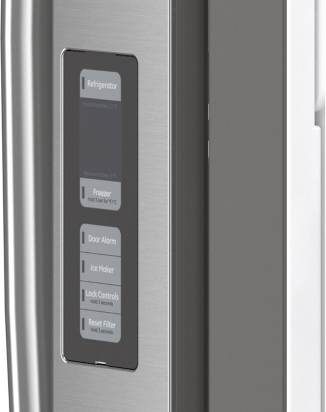 GE® 36" 23.1 Cu. Ft. Fingerprint Resistant Slate Counter Depth French Door Refrigerator-4