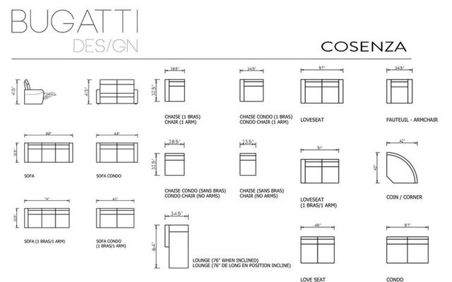 Bugatti Design Cosenza 3-Piece Power Reclining Sectional-2