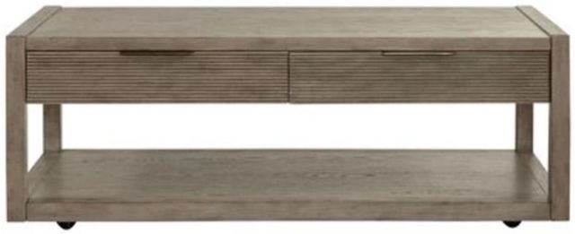 Liberty Furniture Bartlett Field Dusty Taupe Cocktail Table -2