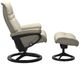 Stressless® by Ekornes® Customizable Sunrise Small Manual Recliner and Ottoman with Signature Base-2