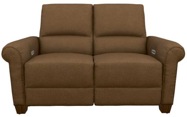 La-Z-Boy® Clybourn Nutmeg Power Reclining Loveseat with Headrest-1