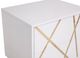 VIG Furniture Modrest Nixa Gold/White Nightstand-4