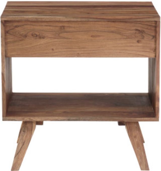 Porter International Designs Fusion Light Brown Nightstand-3