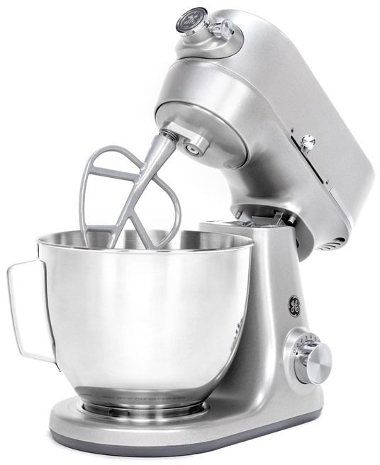 GE® Granite Gray Tilt-Head Stand Mixer-2