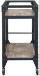 ACME Furniture Jorgensen Charcoal/Rustic Oak Serving Cart-2