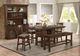 Homelegance® Schleiger Brown/Dark Brown Counter Chair-1