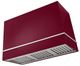 AGA Loge 48" Cranberry Wall Mounted Range Hood with Polished Brass Trim-0