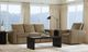 Flexsteel® Aria Fawn Leather Power Reclining Sofa-1