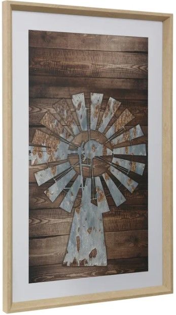 Stylecraft Rustic Wind Brown/Gray Wall Art-0