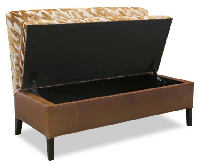 Parker Southern Blythe Espresso/Spark Gilt Dining Bench-1