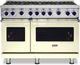 Viking® 7 Series 48" Vanilla Cream Pro Style Natural Gas Range-0