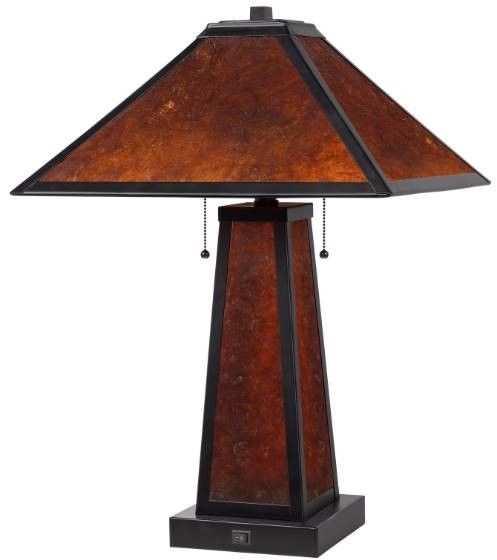 Cal® Lighting & Accessories Mica Desk Lamp-0