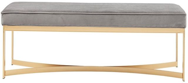 Olliix by Martha Stewart Grey Secor Bench-0