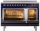 Ilve® Nostalgie II Series 48" Midnight Blue Pro Style Induction Range-1