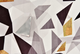 Moe's Home Collection Falling Triangles White Wall Decor-2