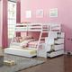ACME Furniture Jason White Twin Over Full Bunk Bed with Trundle and Storage-1