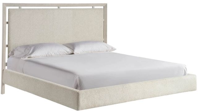 Universal Explore Home™ Avaline Sheldon Ivory/White Oak King Kendall Panel Bed-0