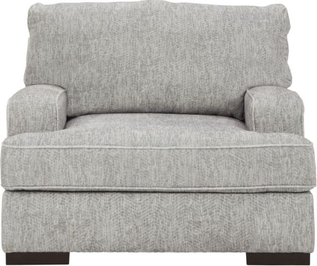 Benchcraft® Mercado Pewter Chair and a Half-1