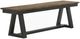 Intercon Harper Brushed Brown/Pecan Dining Bench-0