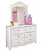 Signature Design by Ashley® Exquisite 3-Piece White Full Poster Bed Set-2