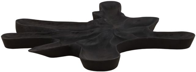 Dovetail Furniture McGee Black Small Wall Sculpture-0