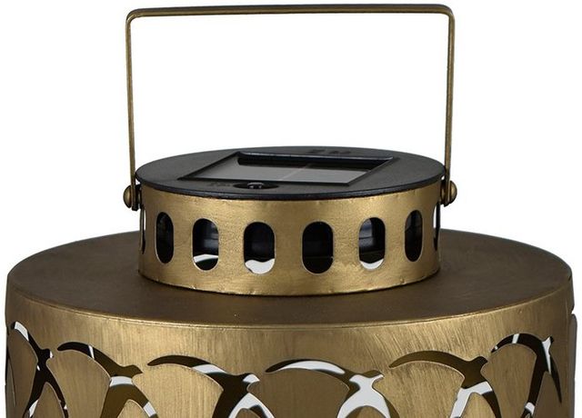 Crestview Collection Sparrow Gold Lantern Lamp-1