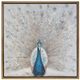 Olliix by Madison Park Gilded Peacock Multicolor Framed Canvas with Gold Foil and Hand Embellishment-0