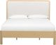 TOV Furniture Rafaelle Cream/Natural King Panel Bed-1