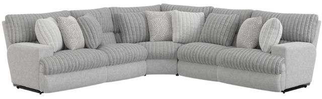 Catnapper® Abraxas 5-Piece Moonstruck Curved Power Reclining Sectional