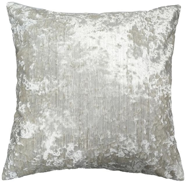 Harp & Finial® Ricci Beige Textured Velvet Pillow-0